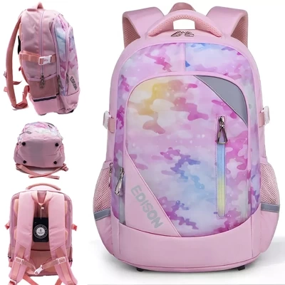 Plecak Szkolny Tornister dla Dziewczynki Klasa 1-8 Edison Pro Ombre