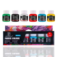 Farby do Tkanin 6 kolorów 25ml