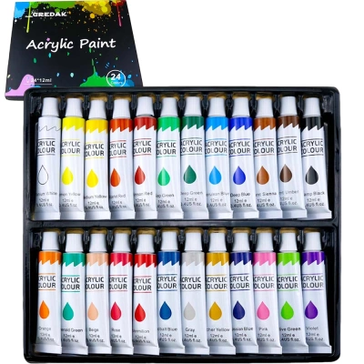 Zestaw Farb Akrylowych Gredak 24x12ml
